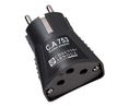 Adaptateur de mesure pour les prises de contact de mise à la terre Noir